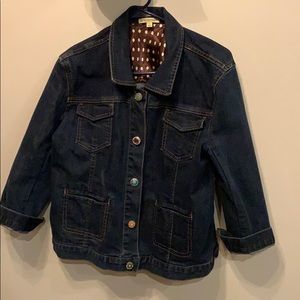 Large Ginger Snaps Jean jacket